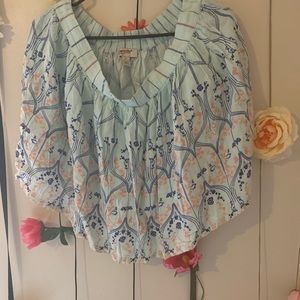 Pretty print mini skirt